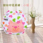 如厕训练裤厂家-0-3T棉质印花短裤可重复使用训练