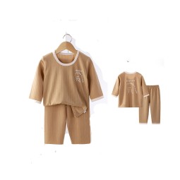 幼儿女童服装供应商-批发夏季服装长袖睡衣给儿童
