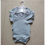 有机婴儿连体衣厂家-5件套天然染色短袖连体衣套装