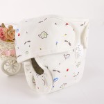 可调婴儿裤供应商-印花可重复使用内衣100%棉如厕训练