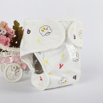 可调婴儿裤供应商-印花可重复使用内衣100%棉如厕训练