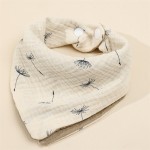 婴儿三角围兜厂家-四层棉纱布料吸收性口水巾