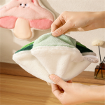 悬挂手巾厂家-珊瑚绒厚实吸收速干厨房