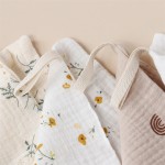 婴儿手帕工厂-棉质小方巾双层纱布面巾