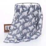 婴儿棉纱毯厂家-批发定制图案棉质双层