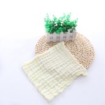 棉纱毛巾工厂-柔软6层纱布方巾30x30洗脸毛巾