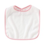 婴儿拍嗝巾厂家-棉质口水巾单层按扣柔软