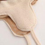 婴儿冬季帽厂家-飞机护耳毛绒针织帽儿童套头帽