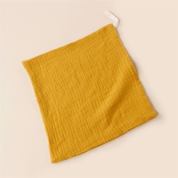 婴儿手帕工厂-棉质小方巾双层纱布面巾