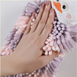 婴儿悬挂毛巾工厂-可爱卡通吸收厨房浴室加厚毛巾