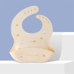 婴儿硅胶围兜厂家-批发防水儿童围兜免洗夏季