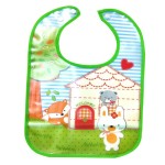 婴儿口水围兜工厂-卡通喂养围兜便携可洗EVA三角巾