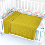 婴儿夏季毯厂家-新款针织镂空拥抱防风被