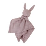 婴儿推车毯供应商-棉纱布兔子安抚布双层