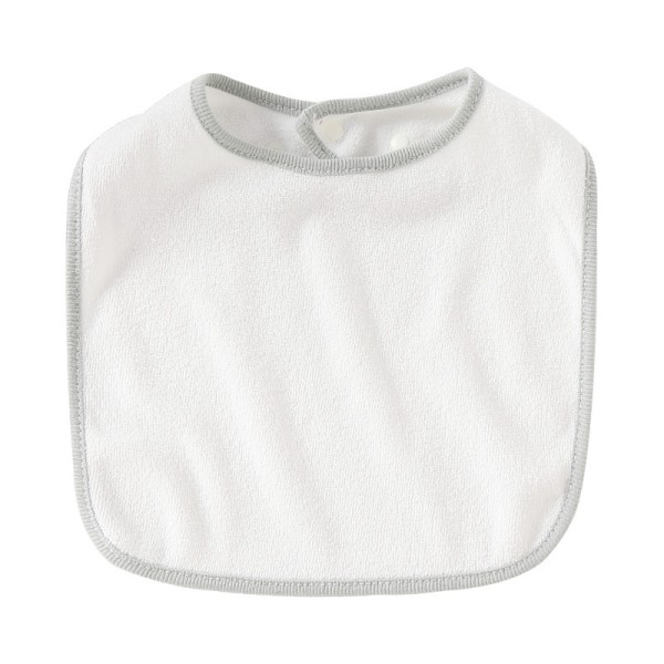 婴儿拍嗝巾厂家-棉质口水巾单层按扣柔软