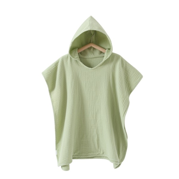 婴儿带帽浴巾供应商-棉质柔软4层棉纱毯浴巾包裹