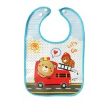 婴儿口水围兜工厂-卡通喂养围兜便携可洗EVA三角巾