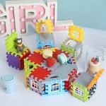 积木供应商-小盒装塑料房屋建造