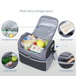 午餐袋供应商-双层绝缘便携斜跨