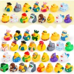 橡皮鸭工厂-素色批量3英寸PVC浴盆玩具