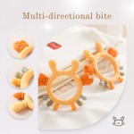 婴儿牙胶生产厂家-食品级硅胶环状咀嚼玩具