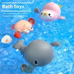 沐浴玩具供应商-塑料游泳小鸭乌龟链