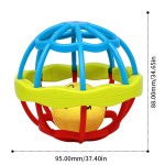 婴儿摇铃生产厂家-柔软橡胶沙锤曼哈顿球