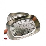 餐盘供应商-复古不锈钢零食水果盘