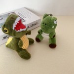 书包钥匙扣工厂-恐龙PP棉毛绒背包