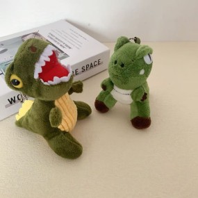 Schoolbag Keychain Factory - Dinosaur PP Cotton Plush Backpack