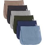 婴儿拍嗝巾生产厂家-男女通用6件套多色