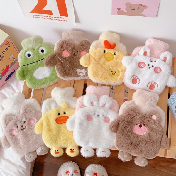 热水袋供应商-橡胶毛绒套保温瓶