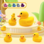 橡皮鸭供应商-可定制logo变色漂浮