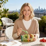 沙拉罐工厂-防漏便携调味层午餐容器