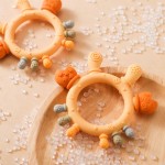 婴儿牙胶生产厂家-食品级硅胶环状咀嚼玩具