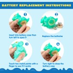 浴盆玩具供应商-LED恐龙行走螃蟹戏水