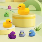 橡皮鸭供应商-可定制logo变色漂浮