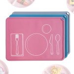 餐垫工厂-防滑硅胶婴儿教学用餐