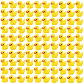 盲盒供应商-迷你树脂鸭子夜光DIY派对礼品