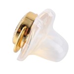 奶嘴供应商-卡通皇冠不含BPA硅胶闪亮