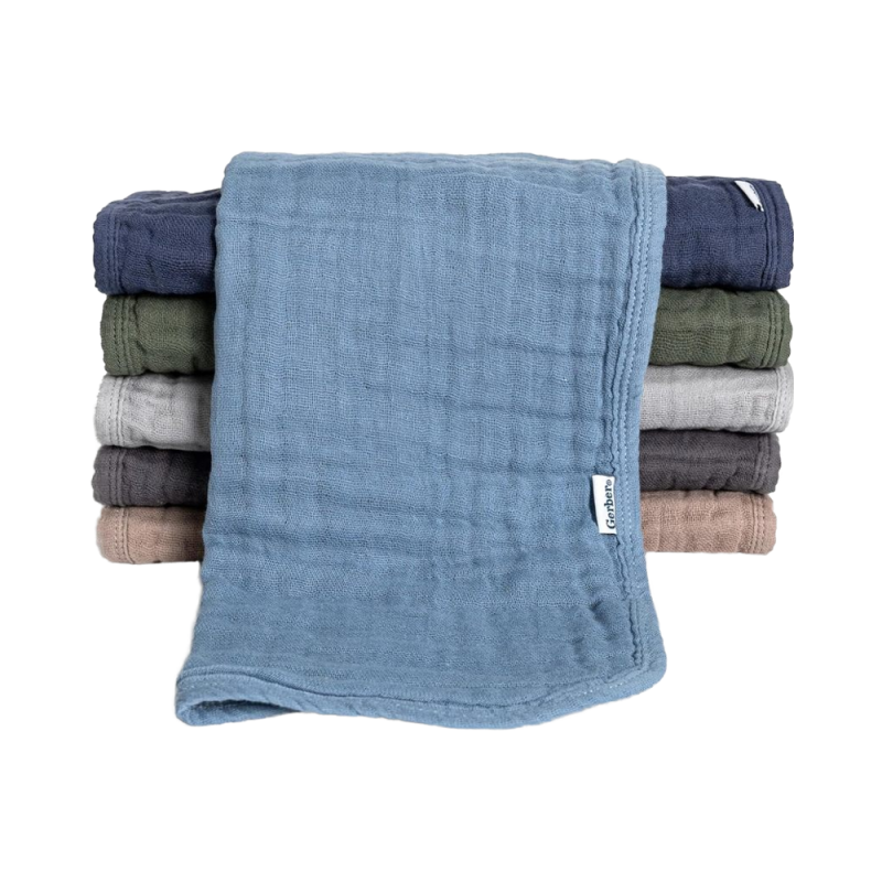 婴儿拍嗝巾生产厂家-男女通用6件套多色