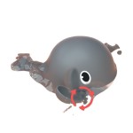 沐浴玩具供应商-塑料游泳小鸭乌龟链