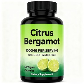 Citrus Bergamot Supplement Supplier - 1000mg Vegan Capsules Gluten Free Immune