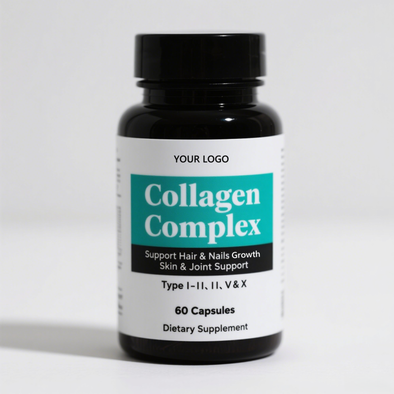Multi Collagen Capsules Supplier - Type I II III V X Biotin Keratin Hyaluronic