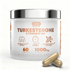 Turkesterone Capsules Factory - OEM 1000mg Supplement for Muscle Growth Recovery