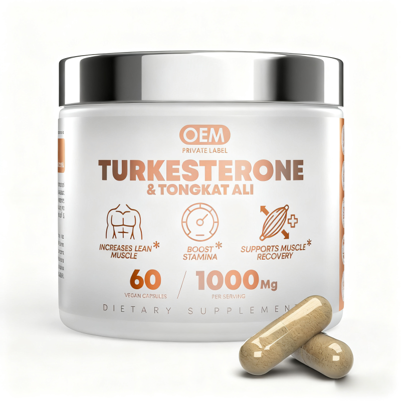 Turkesterone Capsules Factory - OEM 1000mg Supplement for Muscle Growth Recovery
