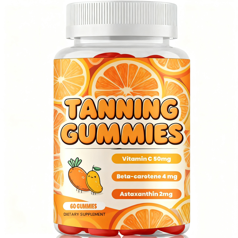 Sun-Free Tanning Gummies Factory - Women Daily with Astaxanthin Vitamin Supplement