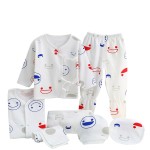 婴儿礼品套装供应商-最优价格100%棉个性化7件套新生儿