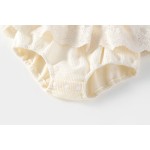 女婴连体衣工厂-春夏纯色公主芭蕾舞裙华夫格连体衣