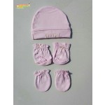 婴儿发带工厂-弹性发带十字印花蝴蝶结儿童头巾2件套